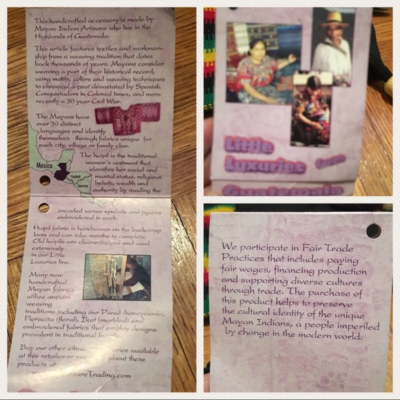 NWOT Boho drawstring bag w/glasses case/coin bag - Picture 5 of 8